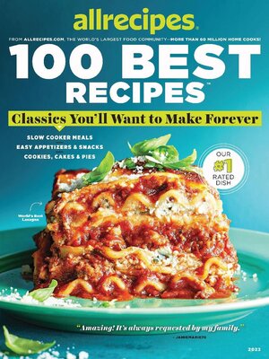 cover image of allrecipes 100 Best Recipes